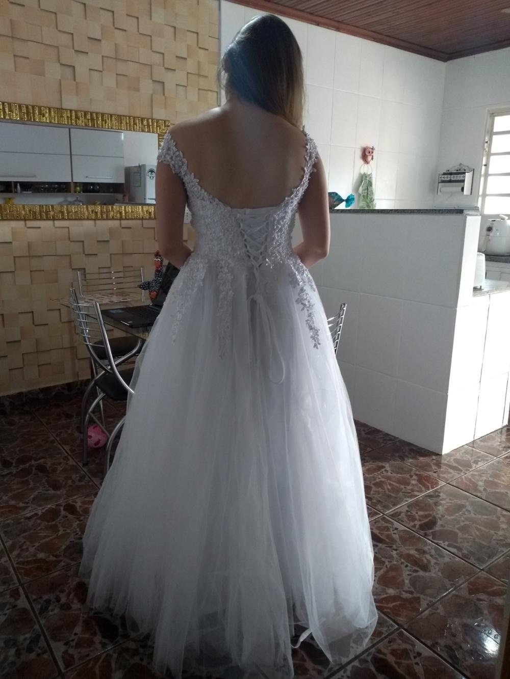 Vintage Ball Gowns Spaghetti Straps White Ivory Tulle Wedding Dresses with Pearls Bridal Dress Marriage Lace Up Empire Custom