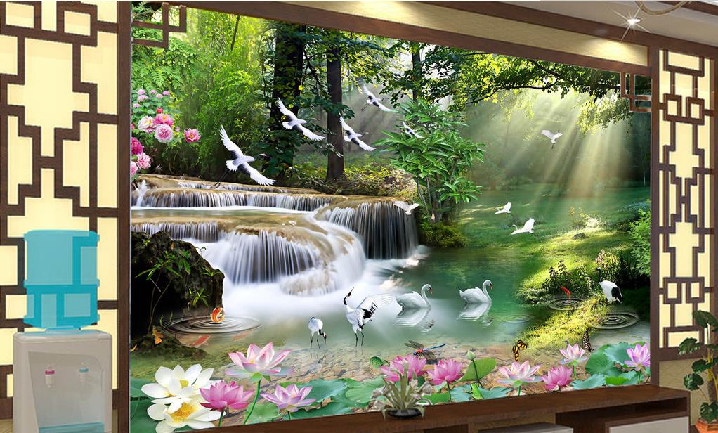 Custom 3d wallpaper for walls 3d photo wallpaper landscape murals High definition lotus waterfall landscape painting background wall decor, Custom any size
Custom 3d wallpaper for walls 3d photo wallpaper landscape murals High definition lotus waterfall landscape painting background wall decor, Custom any size