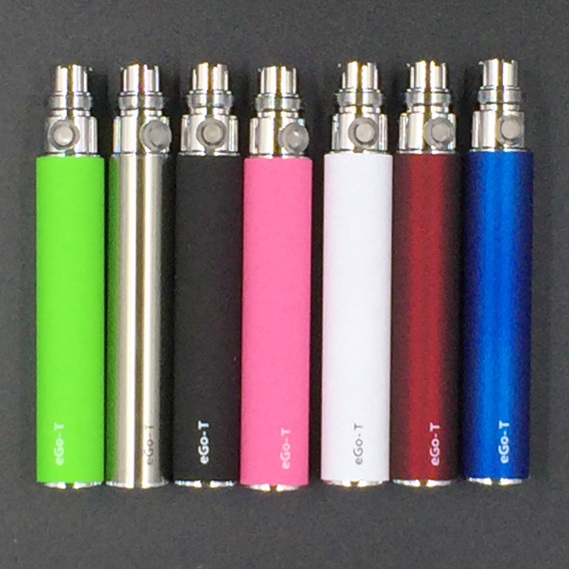 

EGO Battery for Electronic Cigarette E-cig Ego-T 510 Thread match CE4 atomizer CE5 clearomizer CE6 650mah 900mah 1100mah 8 Colors DHL