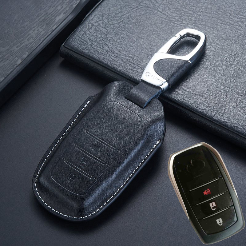 Keyless Entry Smart Remote Key Cover for Toyota 2018 Fortuner Innova Kijang Land Cruiser LC200 4000 4600 5700 Key Case Holder Accessories
Keyless Entry Smart Remote Key Cover for Toyota 2018 Fortuner Innova Kijang Land Cruiser LC200 4000 4600 5700 Key Case Holder Accessories