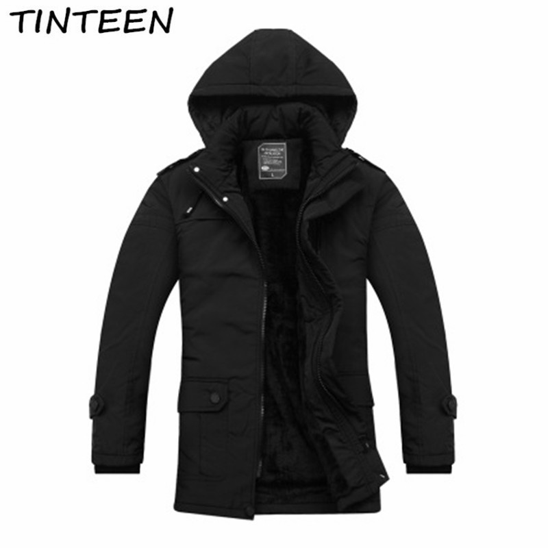 TINTEEN Men's Casual Parkas Solid Color Fleece Winter Jacket Men Hooded Thick Warn Padded Overcoat Man Overwear Streetwear HXH49, Black
TINTEEN Men's Casual Parkas Solid Color Fleece Winter Jacket Men Hooded Thick Warn Padded Overcoat Man Overwear Streetwear HXH49, Black