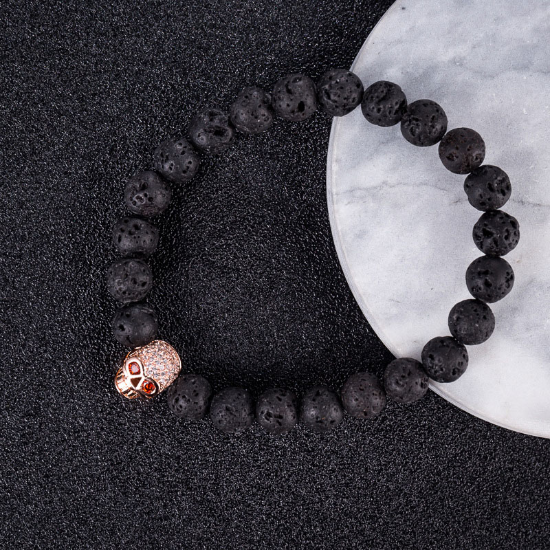 8mm Lava Rock Stone Red Eyes Diamond Skull Reiki Healing Balancing Round Beads Bracelet Unisex Gothic Bracelets Free shipping
8mm Lava Rock Stone Red Eyes Diamond Skull Reiki Healing Balancing Round Beads Bracelet Unisex Gothic Bracelets Free shipping