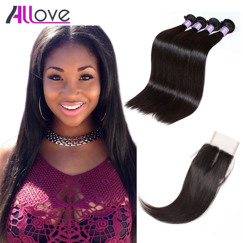 Allove 8A Peruvian Virgin Extensions Wefts Straight Human Hair Bundles With 4x4 Lace Closure Brazilian Wholesale for Women All Ages 8-28inch Natural Black, Natural color
Allove 8A Peruvian Virgin Extensions Wefts Straight Human Hair Bundles With 4x4 Lace Closure Brazilian Wholesale for Women All Ages 8-28inch Natural Black, Natural color