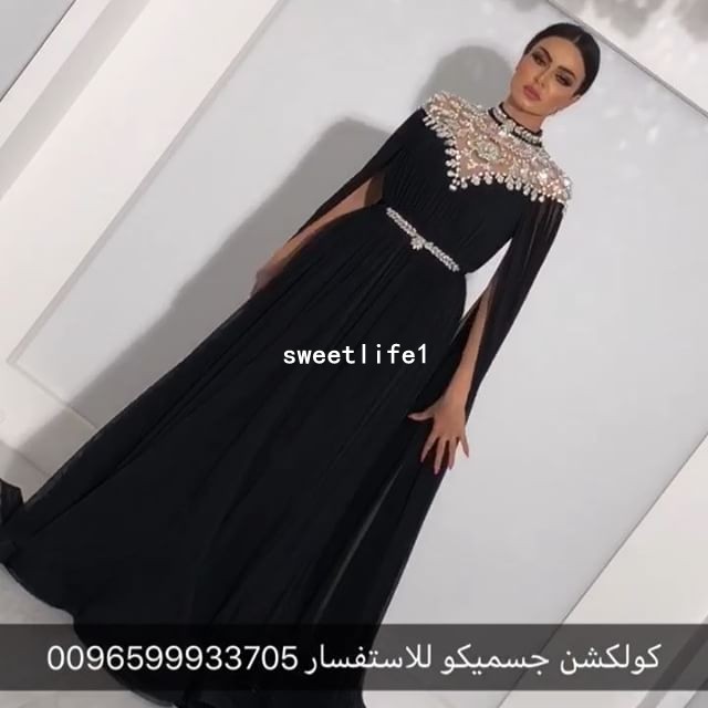 Yousef_Aljasmi 2019 Sparkly Crystal Beaded Evening Dresses Long Sleeve High Neck A Line Black Dubai Arabic Style Formal Occasion Prom Dresse, Fuchsia
Yousef_Aljasmi 2019 Sparkly Crystal Beaded Evening Dresses Long Sleeve High Neck A Line Black Dubai Arabic Style Formal Occasion Prom Dresse, Fuchsia