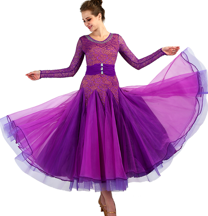 Ballroom Waltz Dresses Competition Dress Dancing Outfits Ballroom Tango Dance Costumes Customized Size D0443 Rhinestones Big Sheer Hem, Purple
Ballroom Waltz Dresses Competition Dress Dancing Outfits Ballroom Tango Dance Costumes Customized Size D0443 Rhinestones Big Sheer Hem, Purple