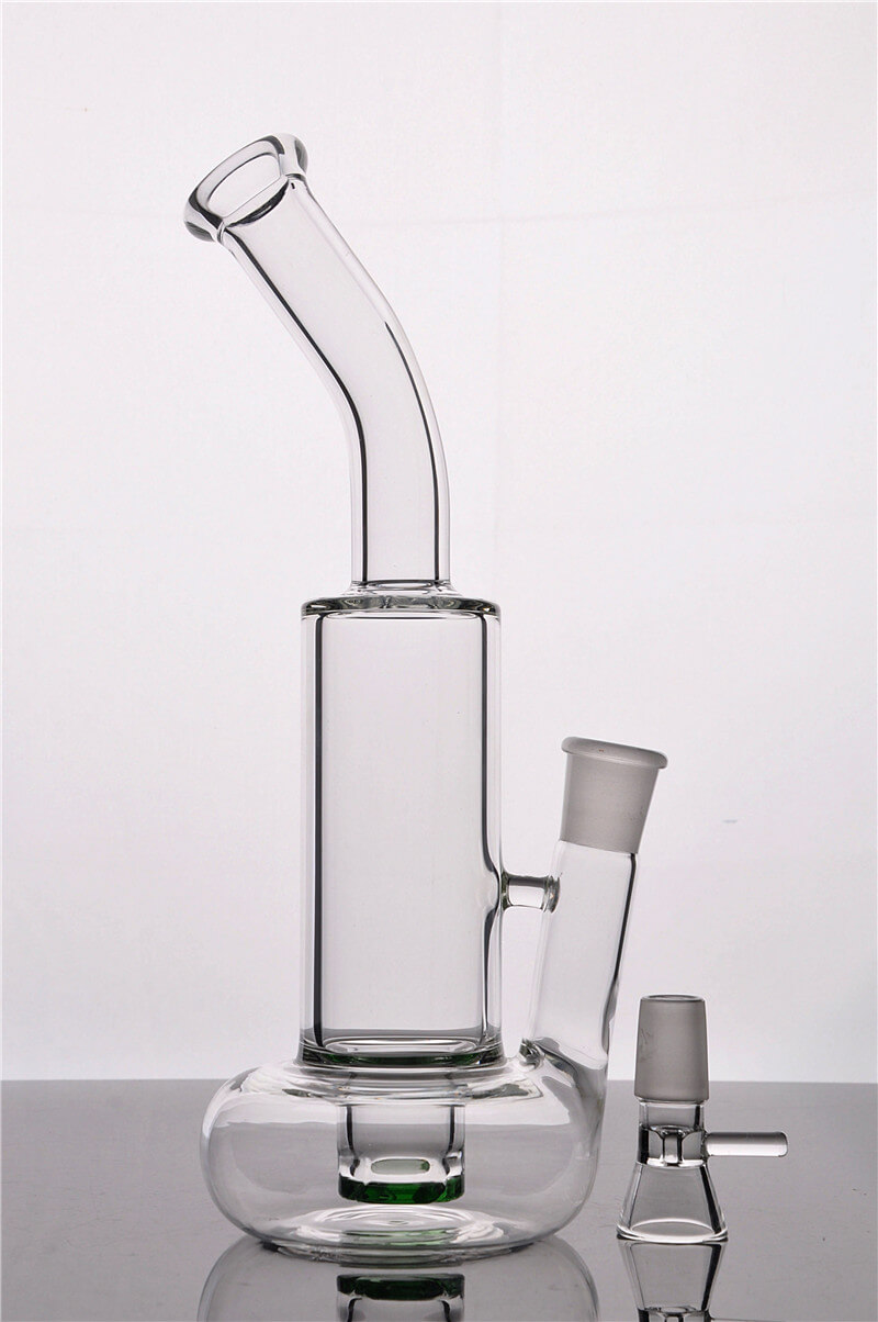 Pure Glass Hookahs Simple Glass Water Pipes Bent Neck Dab Oil Rigs 10.5 Inches and 18mm Joint
Pure Glass Hookahs Simple Glass Water Pipes Bent Neck Dab Oil Rigs 10.5 Inches and 18mm Joint