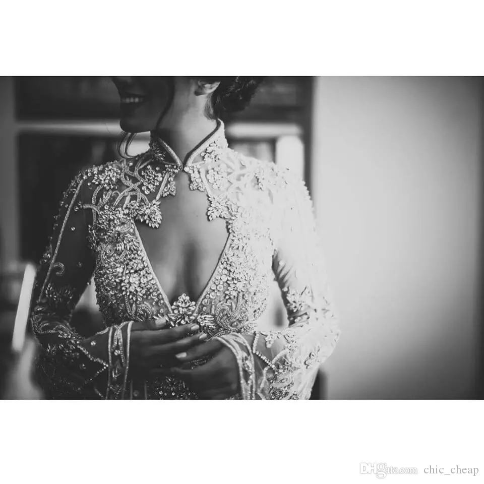 crystal with cape v neck lace gowns backless boho beach plus size see through wedding dresses bridal gown