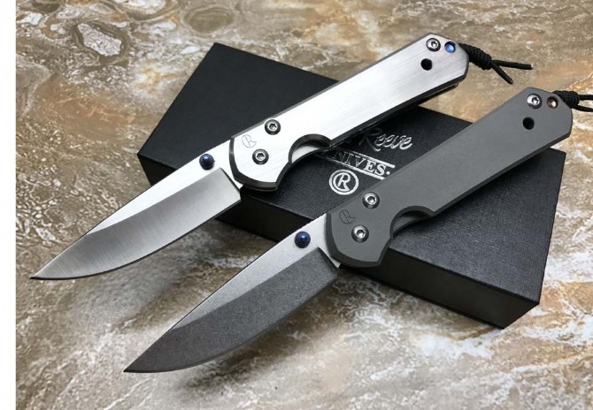 small Chris Reeve 7 inch D2 stonewashTitanium handle folding Knife Outdoor Camping Hunting Pocket Knife Xmas gift knife for man 1pcs