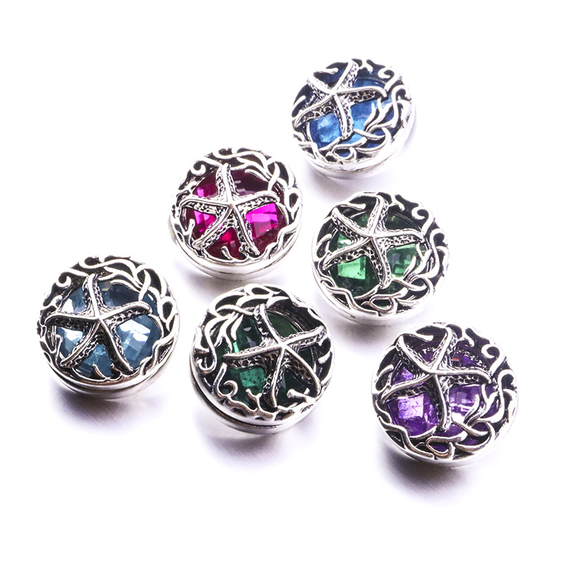 Noosa Chunks Snap Button Jewelry Rhinestone Starfish 18mm Snap Button for DIY 18MM Snap Button Bracelet Earrings Ring
Noosa Chunks Snap Button Jewelry Rhinestone Starfish 18mm Snap Button for DIY 18MM Snap Button Bracelet Earrings Ring