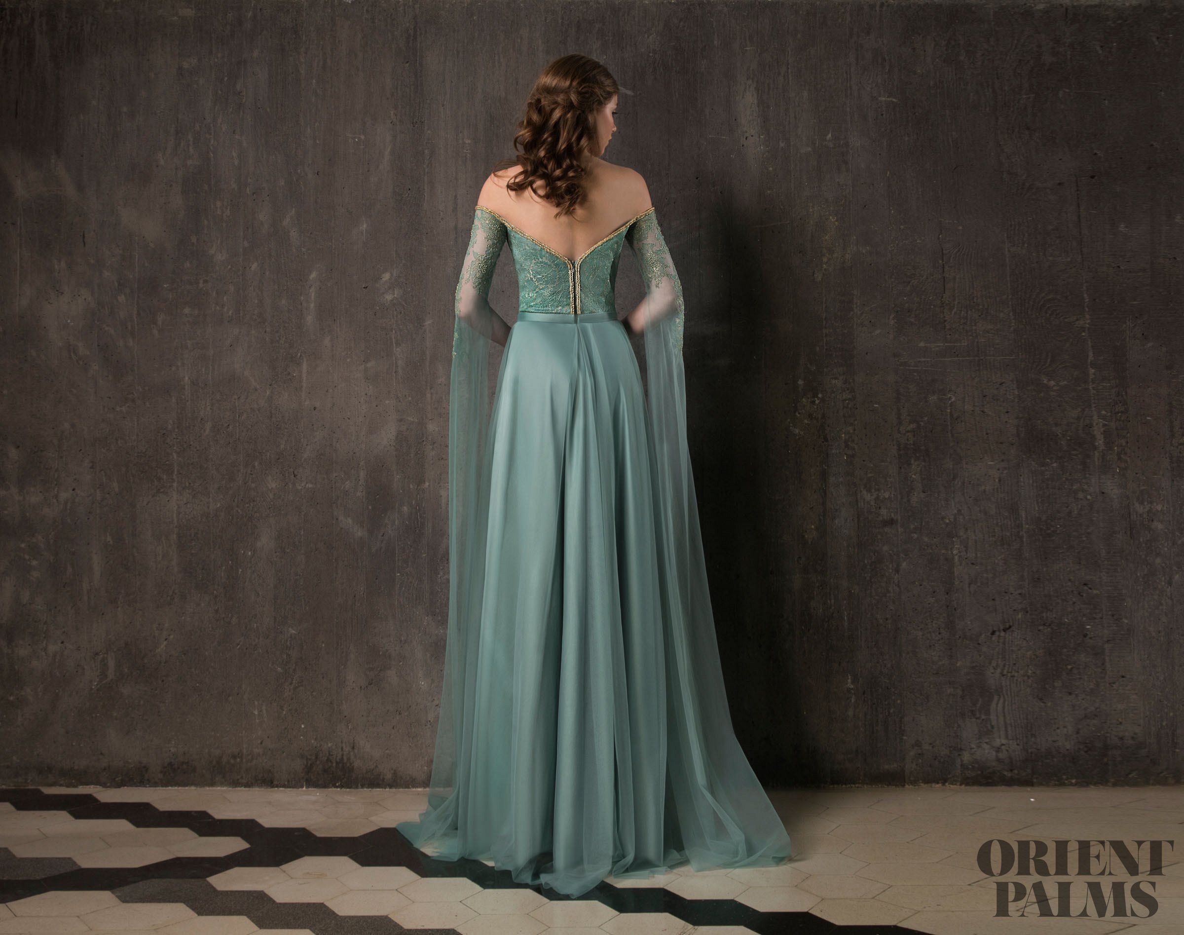 Off The Shoulder Prom Dresses Lace Beading Sexy Back Satin Tulle Special Sleeves Elegant Evening Gowns Special Occasion Dress Plus Size