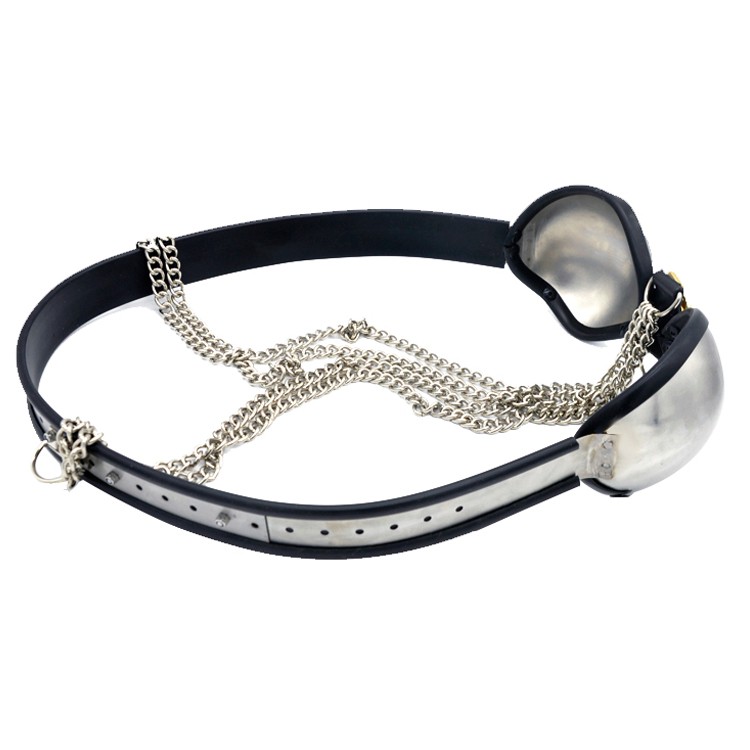 Stainless Steel Adjustable Size Chastity BraBrassiere Chastity Belt Female UnderwearChestBreast Protective Device