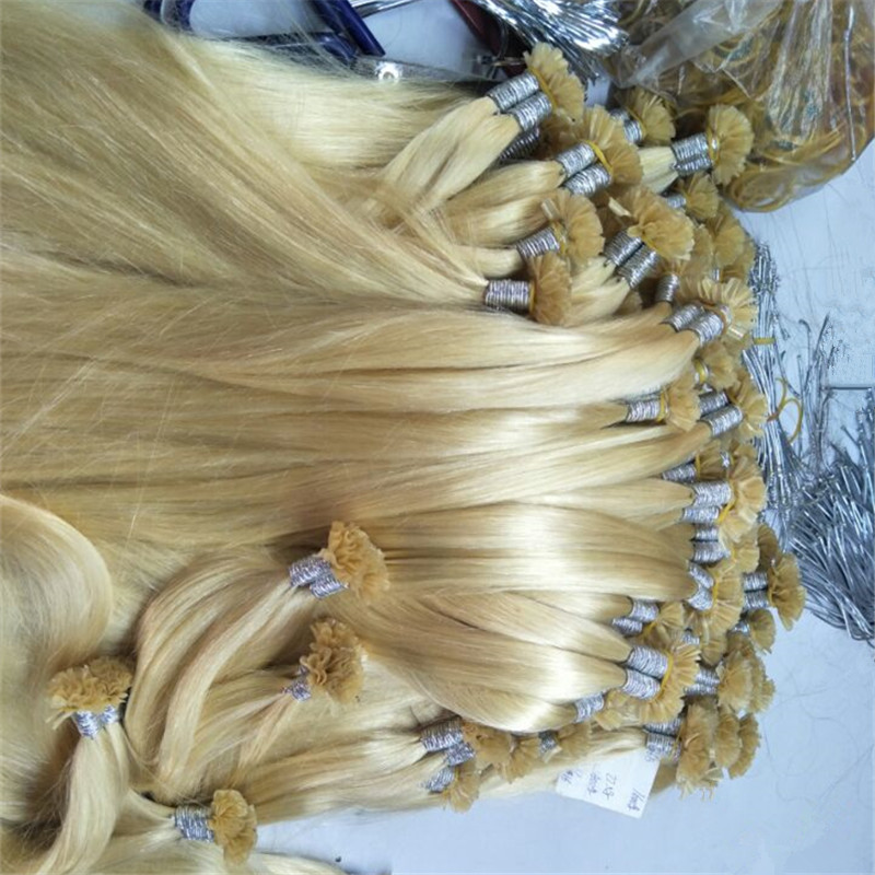 Keratin U Tip Hair Extension 0.5g strand 200g Lot Prebonded Human HairBrazilian Straight Virgin Hair 12"-26" Blonde Color 613#
Keratin U Tip Hair Extension 0.5g strand 200g Lot Prebonded Human HairBrazilian Straight Virgin Hair 12"-26" Blonde Color 613#