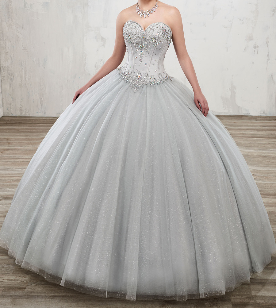 Sparkling Silver Ball Gown Prom Dress Bling bling Quinceanera Dress with bolero Major Beading with Sequins, Purple
Sparkling Silver Ball Gown Prom Dress Bling bling Quinceanera Dress with bolero Major Beading with Sequins, Purple