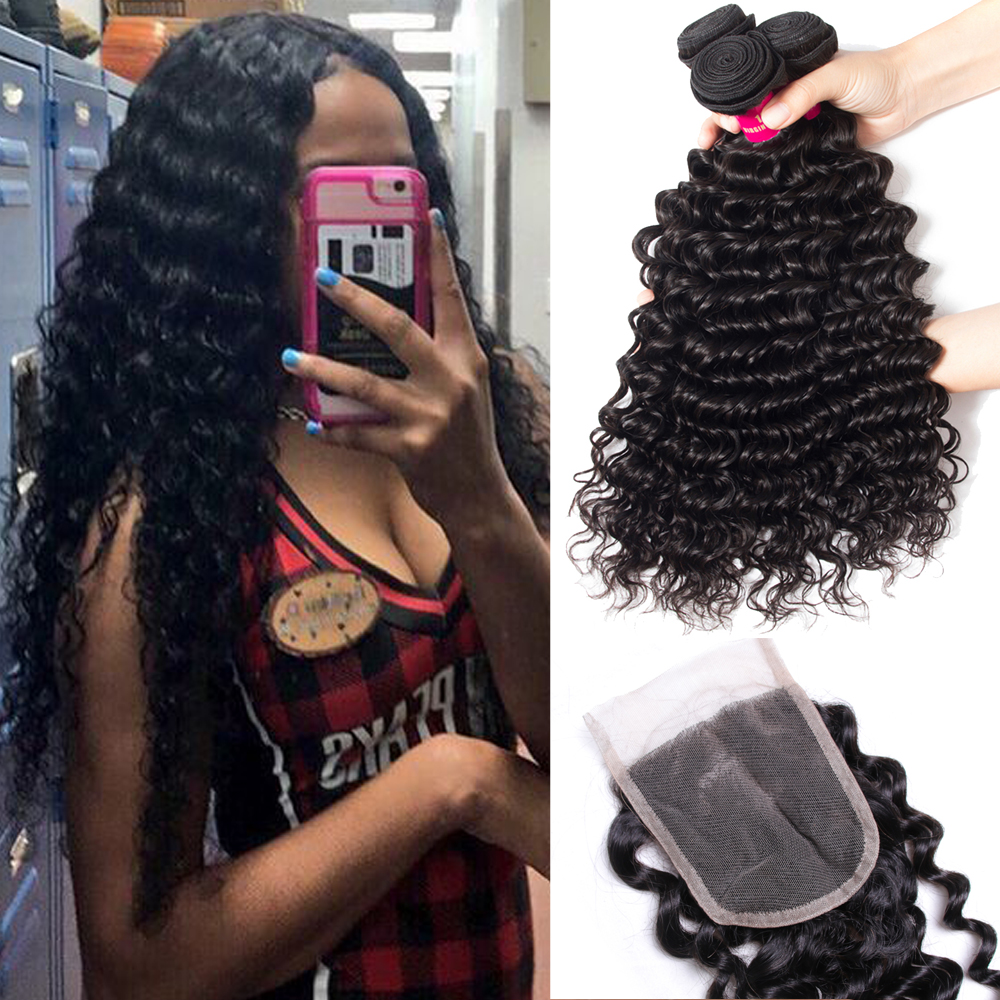 9A Brazilian Virgin Hair With Closure 3 Bundles Brazilian Body Wave Straight Loose Wave Deep Wave Hair With 4x4 Lace Closure Remy Human Hair, Kinky curly with closure
9A Brazilian Virgin Hair With Closure 3 Bundles Brazilian Body Wave Straight Loose Wave Deep Wave Hair With 4x4 Lace Closure Remy Human Hair, Kinky curly with closure