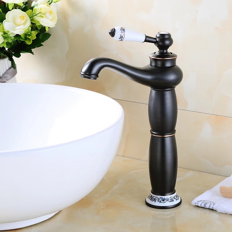 Basin Faucets Brass Oil Rubbed Bronze European Bathroom Sink Faucet 1 Lever Hole Countertop Deck Hot Cold Mxier Water
Basin Faucets Brass Oil Rubbed Bronze European Bathroom Sink Faucet 1 Lever Hole Countertop Deck Hot Cold Mxier Water