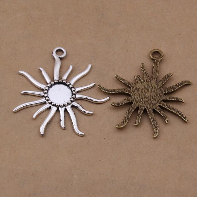 200 PCS Vintage Antique Silver 12mm Cabochon Sun Shaped Pendant Blanks Bezel fit 12mm Cameo Cabochon Base Setting
200 PCS Vintage Antique Silver 12mm Cabochon Sun Shaped Pendant Blanks Bezel fit 12mm Cameo Cabochon Base Setting