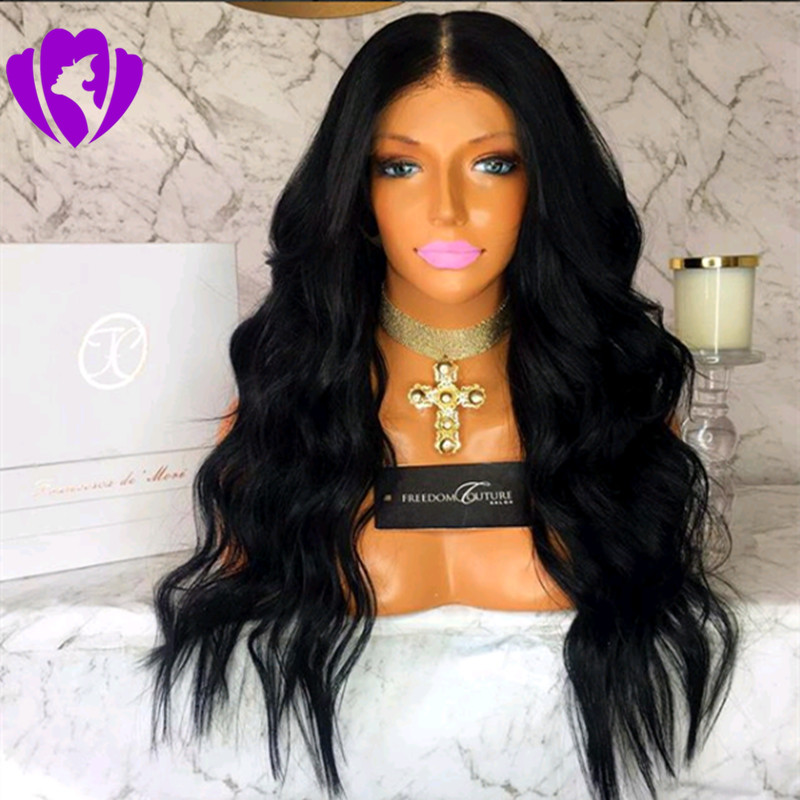 Body Wave Wig Glueless Lace Front Wig With Baby Hair 30inches Long Black Wig Heat Resistant Synthetic Wigs For Black Women
Body Wave Wig Glueless Lace Front Wig With Baby Hair 30inches Long Black Wig Heat Resistant Synthetic Wigs For Black Women