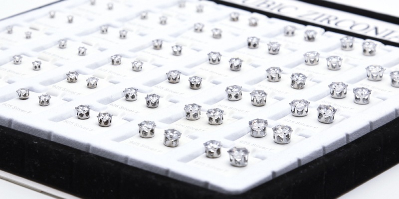 Mens Womens Stud Earrings Fashion Colorful Simulated Diamond Earring High Quality Hip Hop Jewelry 36pair/Set