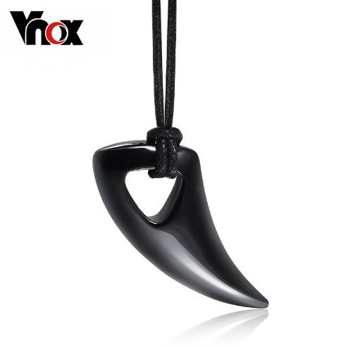 Vnox Fashion Black Stainless Steel Necklace Bull Horn Design Man Jewelry Punk Biker Men's Pendants Necklaces
Vnox Fashion Black Stainless Steel Necklace Bull Horn Design Man Jewelry Punk Biker Men's Pendants Necklaces