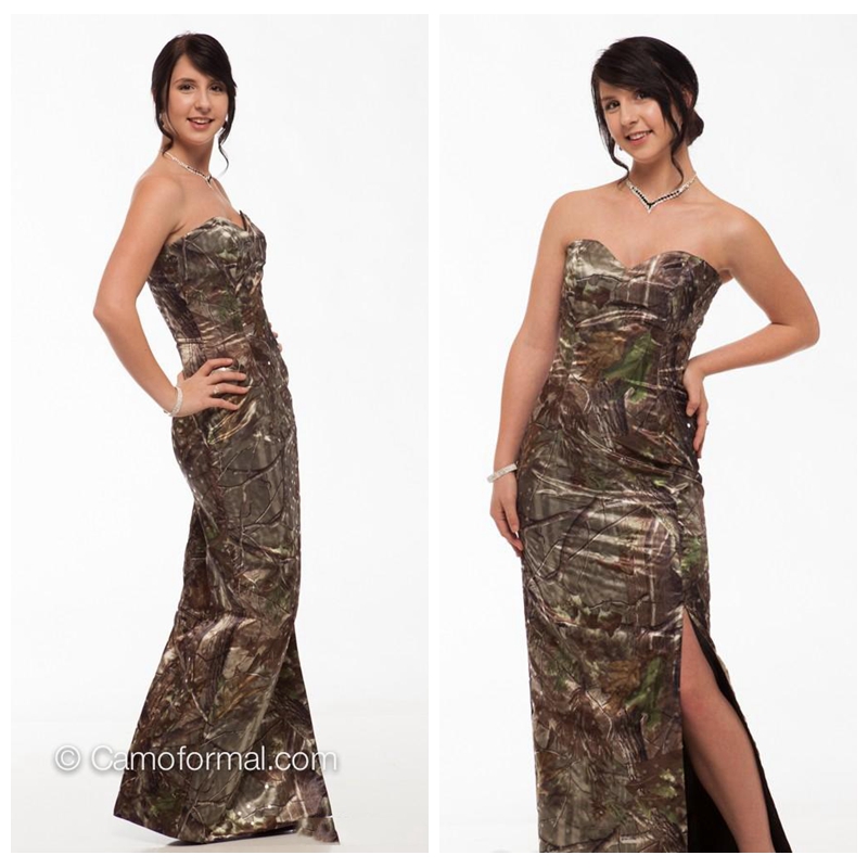 Sweetheart Sheath Camo Long Prom Dresses Camouflage Bridesmaids Dresses Vestidos De Special Occasion Party Gowns Evening Wear 2018 Split, Same as picture
Sweetheart Sheath Camo Long Prom Dresses Camouflage Bridesmaids Dresses Vestidos De Special Occasion Party Gowns Evening Wear 2018 Split, Same as picture