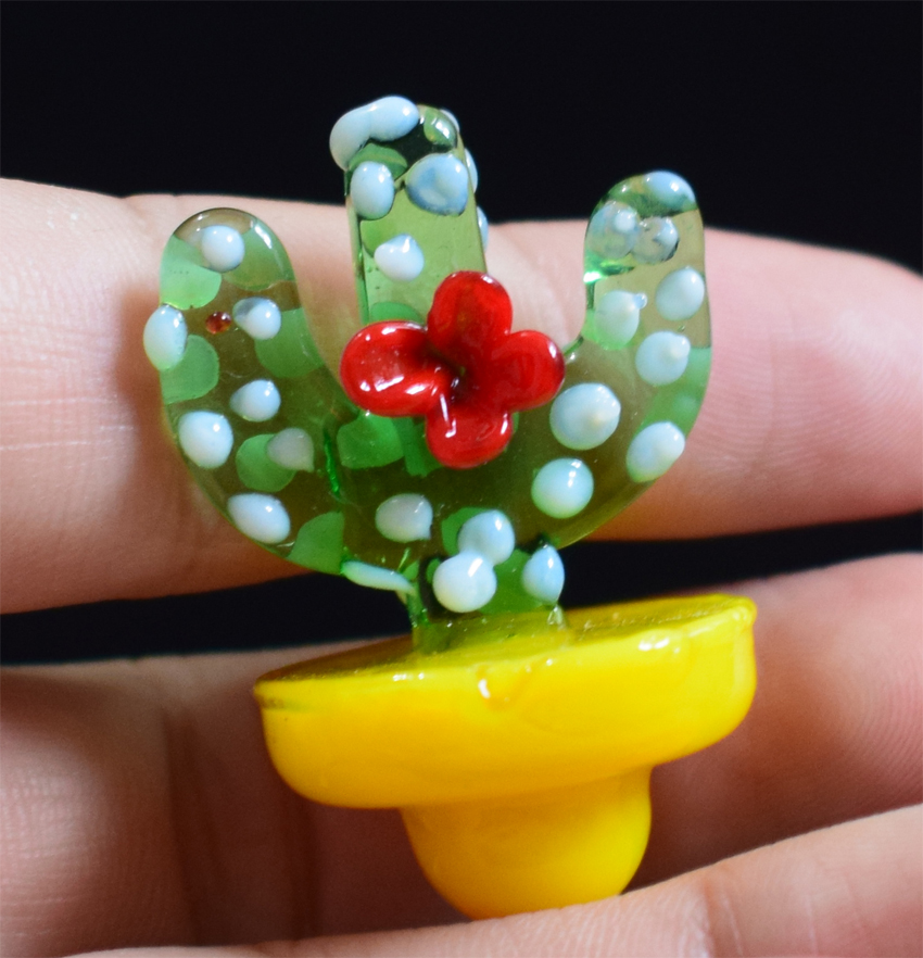 High Quality Colored Solid Cactus Glass Carb Cap OD 23mm for Bangers ThermalP Quartz Banger Nails Glass Bongs Water Pipes dab oil rigs
High Quality Colored Solid Cactus Glass Carb Cap OD 23mm for Bangers ThermalP Quartz Banger Nails Glass Bongs Water Pipes dab oil rigs