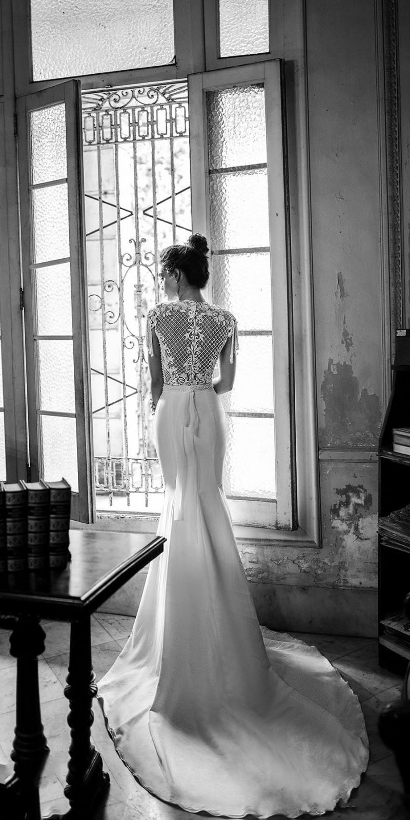 julie vino mermaid satin wedding dresses jewel neck bridal gowns lace appliqued beads wedding dress