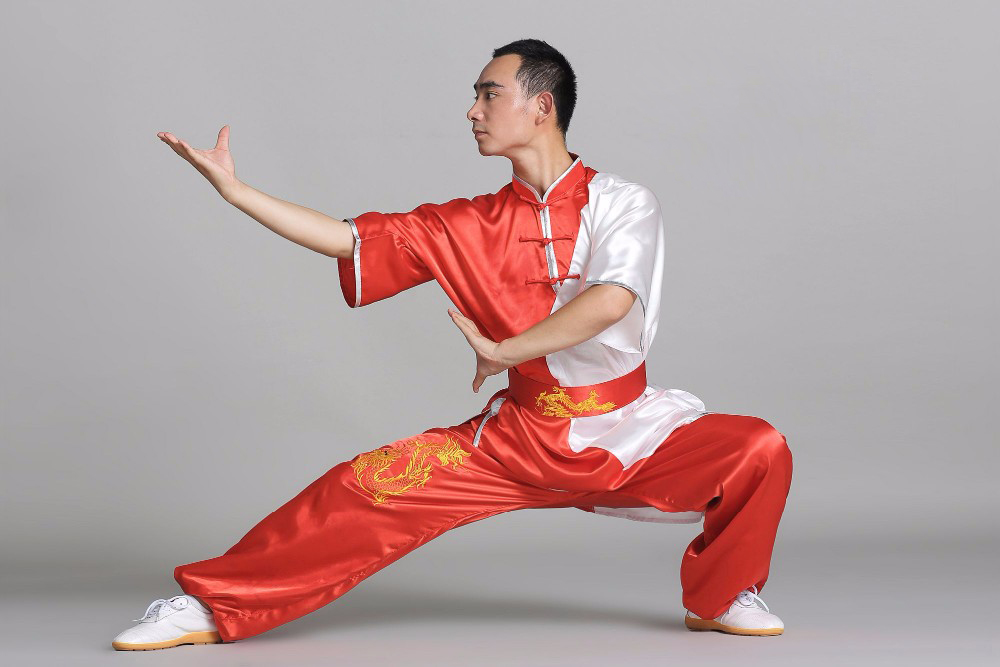 Chinese Unisex short sleeves Fighter kungfu tai chi costumes clothing sets Children & Adult kung fu uniforms suits