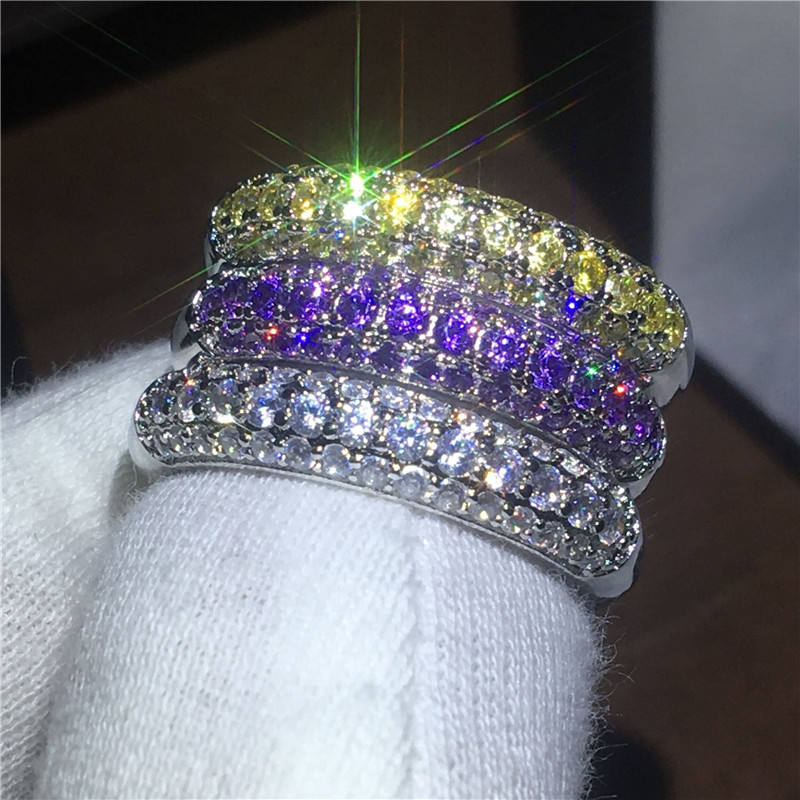 50% Off couple Anniversary 925 Sterling silver Filled ring Pave setting 5A Zircon Cz wedding band rings for women bridal
50% Off couple Anniversary 925 Sterling silver Filled ring Pave setting 5A Zircon Cz wedding band rings for women bridal