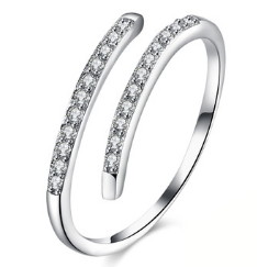 fashion diamond opening adjustable S925 sterling silver stones jewelry women's ring wholesale
fashion diamond opening adjustable S925 sterling silver stones jewelry women's ring wholesale