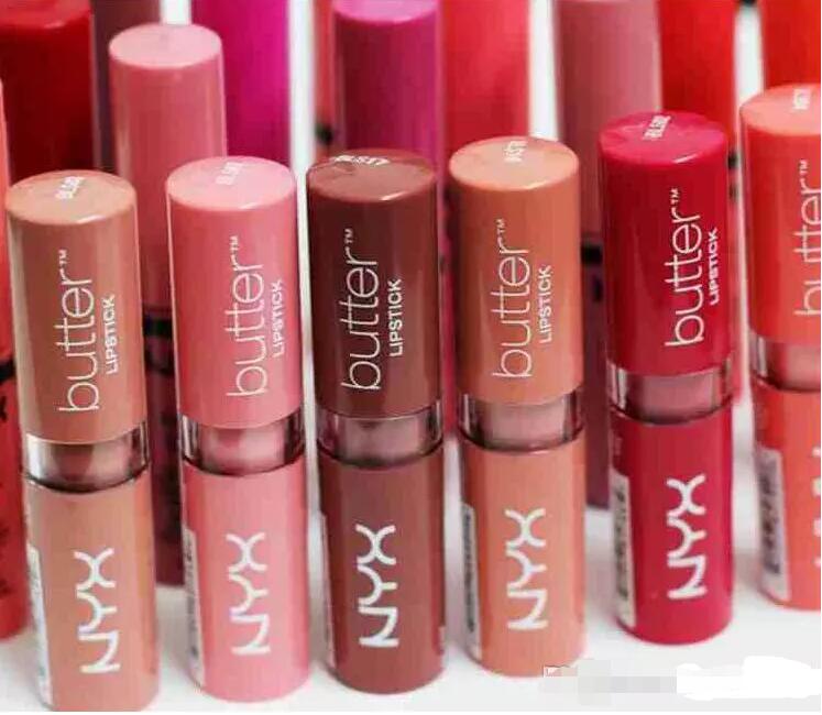 NYX Butter Lipstick 12 Colors Batom Mate Waterproof Long-lasting Lipstick NYX Tint Lip Gloss Stick Brand Makeup Maquillage, Mixed color
NYX Butter Lipstick 12 Colors Batom Mate Waterproof Long-lasting Lipstick NYX Tint Lip Gloss Stick Brand Makeup Maquillage, Mixed color