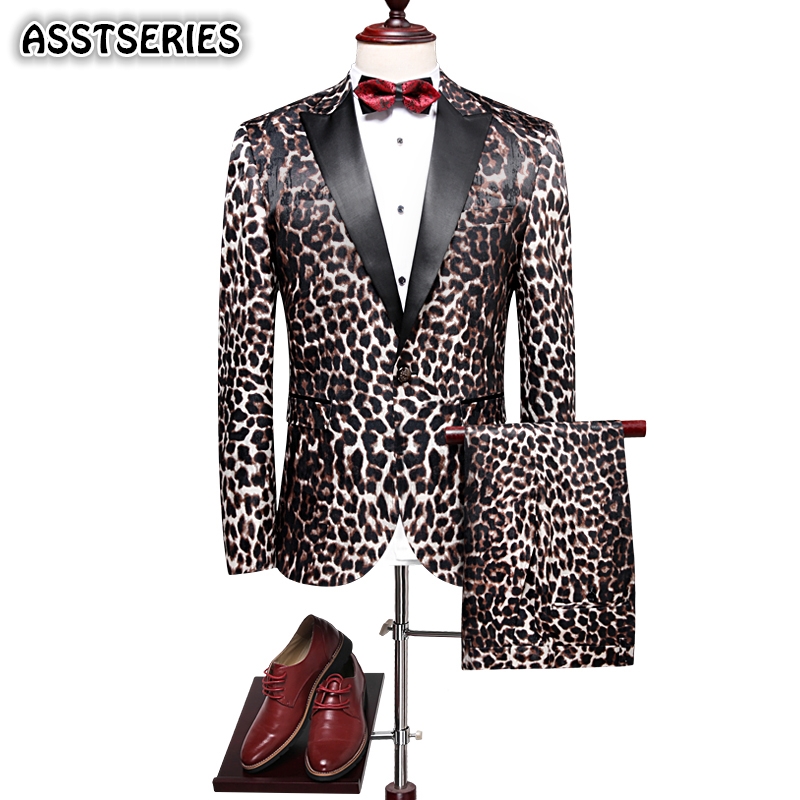 Elegant Men Suit Fashion New Leopard Print Groom Tuxedo Suit England Style Single Breasted Slim Fit Men Suits For Wedding, As show
Elegant Men Suit Fashion New Leopard Print Groom Tuxedo Suit England Style Single Breasted Slim Fit Men Suits For Wedding, As show