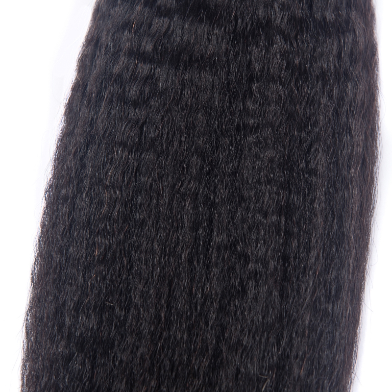 Yaki One Bundle Brazilian Human Hair Extensions Kinky Straight 1 piece Double Wefts Indian Virgin Hair Yirubeauty Peruvian Products