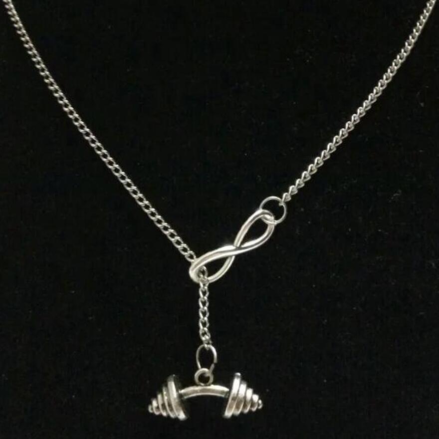 5PCS/lot Vintage Ancient SilverFitness Dumbbells/Starfish/Treasure Key/Moon Charms Collar Sweater Chain Pendant Necklace Jewelry Gift-19
5PCS/lot Vintage Ancient SilverFitness Dumbbells/Starfish/Treasure Key/Moon Charms Collar Sweater Chain Pendant Necklace Jewelry Gift-19
