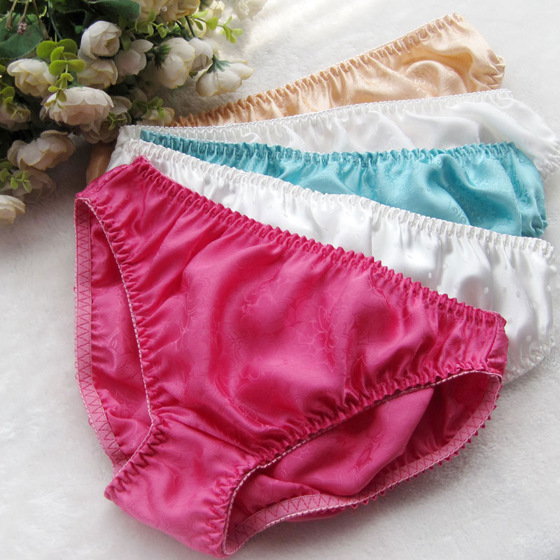 Wholesale Free Shipping Women sexy flower pattern 100% pure silk breathable plus size 2XL panties underwear briefs, Mixed
Wholesale Free Shipping Women sexy flower pattern 100% pure silk breathable plus size 2XL panties underwear briefs, Mixed