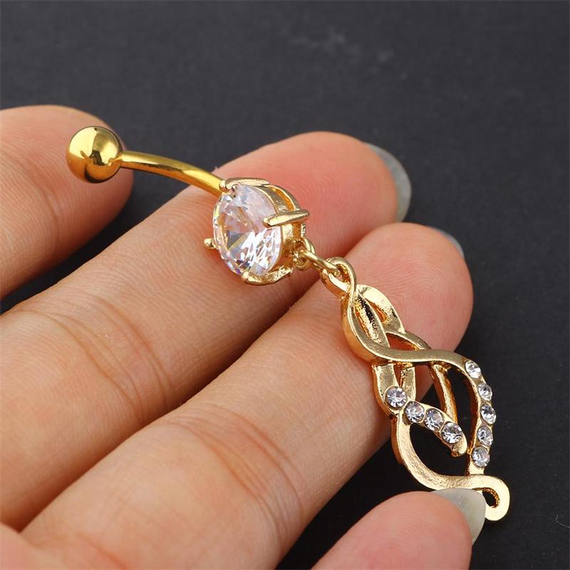 fashion dangle belly ring mix style navel button piercing body jewelry belly button rings for women