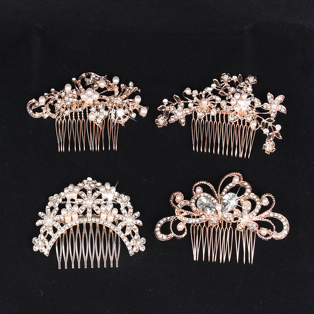 Cheap Bridal Alloy Crystal Pearls Comb Rose Gold Bridal Hairpins Dish hair accessories Updo Bridesmaid Wedding Accessories Hair Headpiece, Silver
Cheap Bridal Alloy Crystal Pearls Comb Rose Gold Bridal Hairpins Dish hair accessories Updo Bridesmaid Wedding Accessories Hair Headpiece, Silver