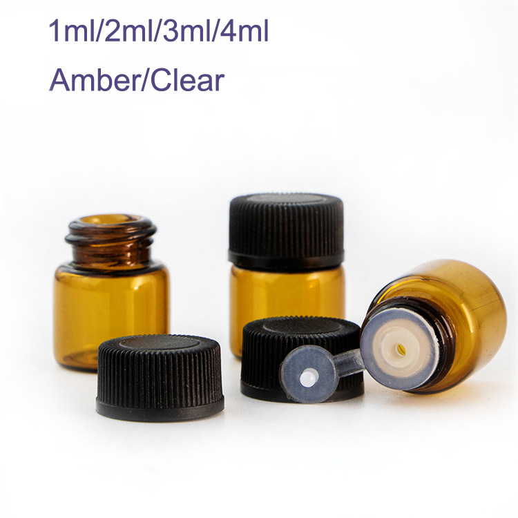 1ml 2ml 3ml 4ml Drams Amber/Clear Glass Bottles With Plastic Lid Insert Essential Oil Glass Vials Perfume Sample Test Bottle
1ml 2ml 3ml 4ml Drams Amber/Clear Glass Bottles With Plastic Lid Insert Essential Oil Glass Vials Perfume Sample Test Bottle