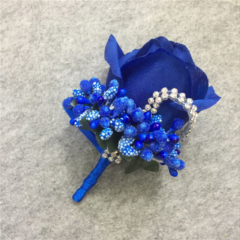 Artificia Corsages for the Groom Groomsmen Party Prom Vests Suit wedding suits for men wedding suit groomsmen Silk Rose Flowers