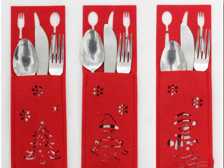 New 1Pcs/Set Rectangle Christmas Silverware Bag Fork And Knife Cloth Hollow Holder Table Dinner Decoration Santa Claus Pocket
New 1Pcs/Set Rectangle Christmas Silverware Bag Fork And Knife Cloth Hollow Holder Table Dinner Decoration Santa Claus Pocket