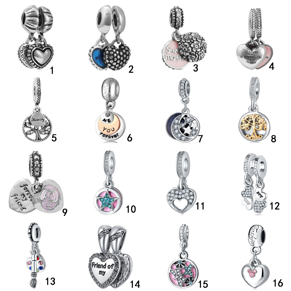 European Family Tree of Life craft Beads Charms Big Hole Loose Spacer Crystal Heart Pendant For bracelet & Necklace Fashion Jewelry Making
European Family Tree of Life craft Beads Charms Big Hole Loose Spacer Crystal Heart Pendant For bracelet & Necklace Fashion Jewelry Making