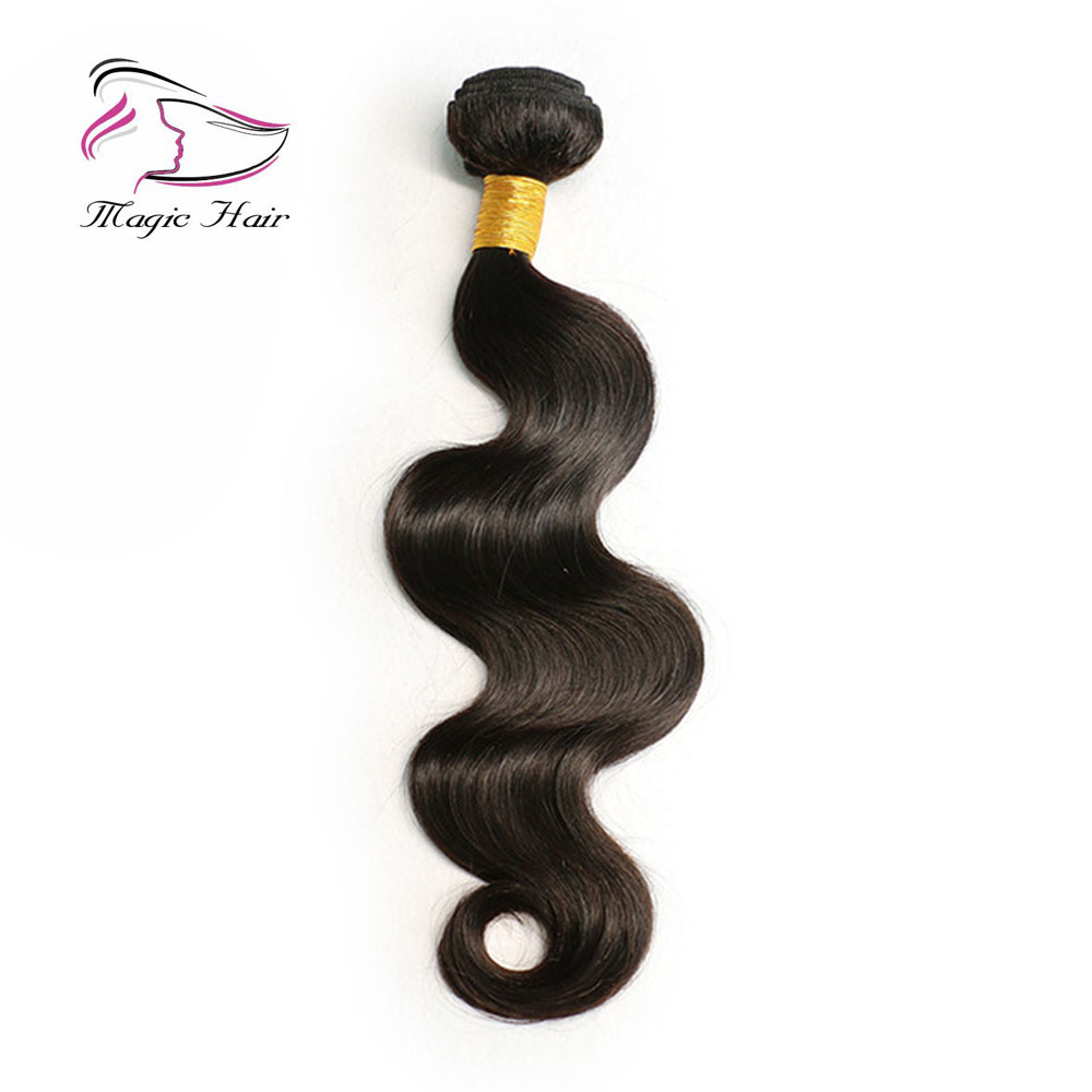 Evermagic Wholesale Top Grade 100% Unprocessed Brazilian Body Wave Hair Extension 1B#color Human Hair bundle for Woman