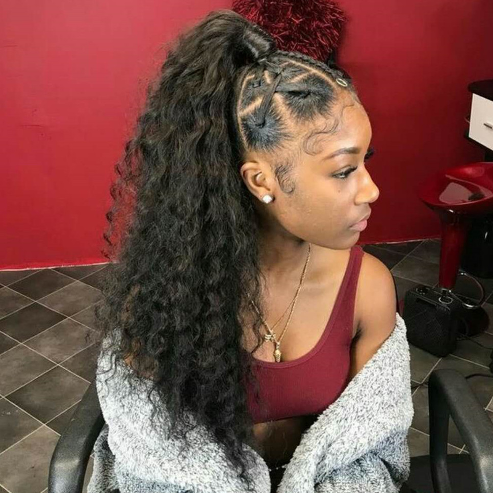 Brazilian Loose Curly Ponytail For Black Women Natural Coarse Remy Hair 1 Piece Clip In Ponytails Hair Extension Black 100% Human Hair
Brazilian Loose Curly Ponytail For Black Women Natural Coarse Remy Hair 1 Piece Clip In Ponytails Hair Extension Black 100% Human Hair