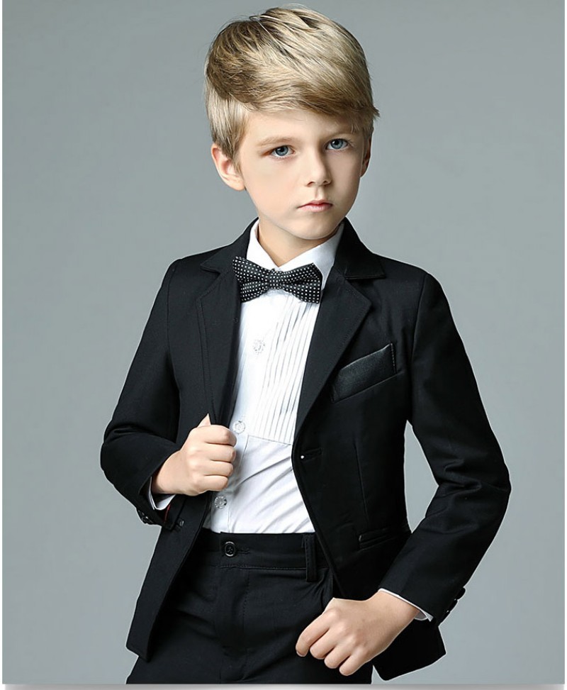 2018 High Fashion Three Pieces Boys Clothes Spring Long Sleeve Boys Formal Suits For Prom Wedding Events