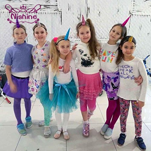 Nishine Unicorn Horn Headbands For Kids Girls Birthday Gift Party Supplies Halloween Cosplay Costume Photography Props, Multicolor
Nishine Unicorn Horn Headbands For Kids Girls Birthday Gift Party Supplies Halloween Cosplay Costume Photography Props, Multicolor