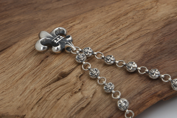 Brand new 925 Thai sterling silver jewelry vintage style antique silver hand-made designer a beautiful Anchor pendant necklace