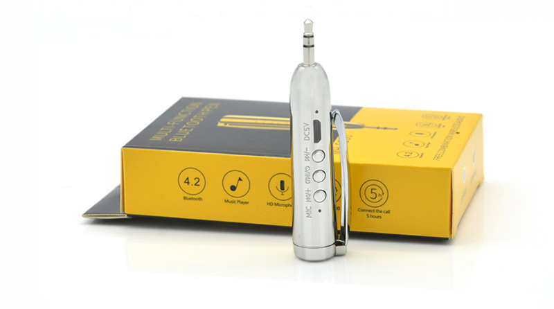 Universal Bluetooth Handsfree AUX In Car Audio Adaptor  Compatible with Most Vehicle Stereos and Headphones