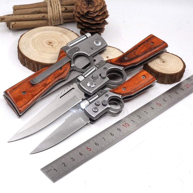 Folding Pocket Knife AK47 Gun Knife Tactical Camping Survival Knives With LED light Multi tools Free Shipping
Folding Pocket Knife AK47 Gun Knife Tactical Camping Survival Knives With LED light Multi tools Free Shipping