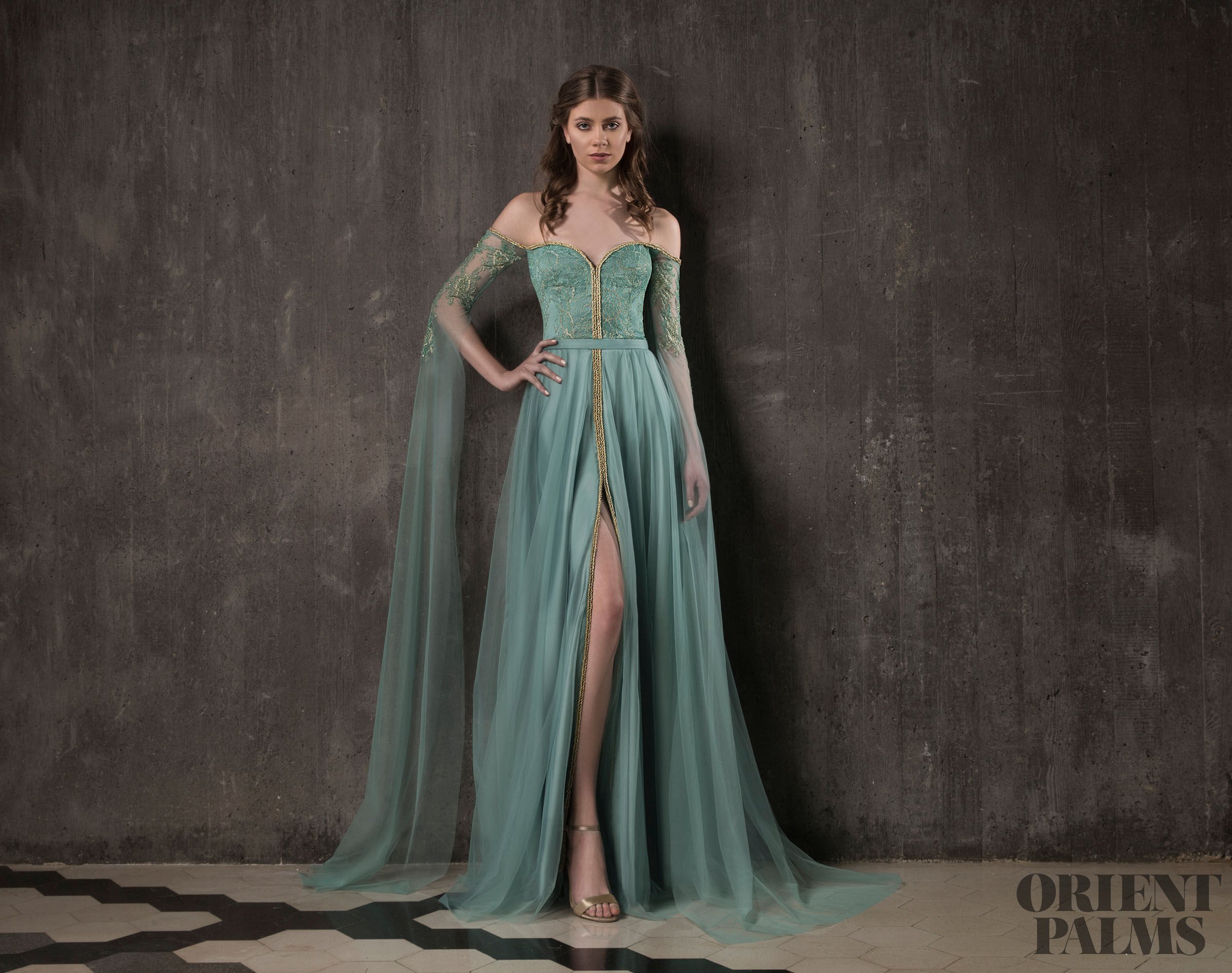 Off The Shoulder Prom Dresses Lace Beading Sexy Back Satin Tulle Special Sleeves Elegant Evening Gowns Special Occasion Dress Plus Size