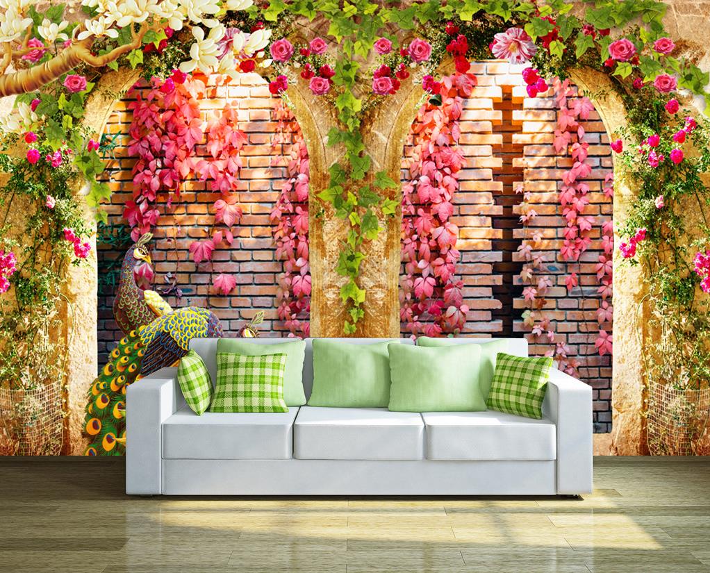 Custom 3d wall murals wallpaper 3d photo wallpaper murals Flower mural Vine Arch Peacock 3D TV Wall Background Painting bedroom decoration, Custom any size
Custom 3d wall murals wallpaper 3d photo wallpaper murals Flower mural Vine Arch Peacock 3D TV Wall Background Painting bedroom decoration, Custom any size