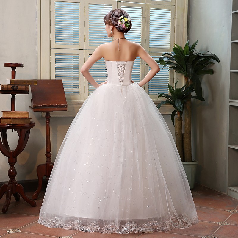 Custom Madeb Fashion Princess Lace With Beading Wedding Dress 2018 Cheap Ball Gown Bridal Gowns vestido de noiva